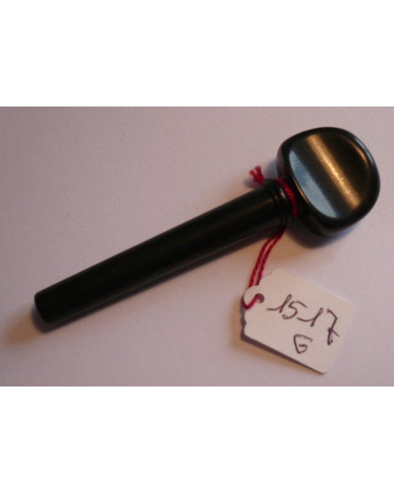 Cheville violon 4/4 "gros cône" modèle Français ébène