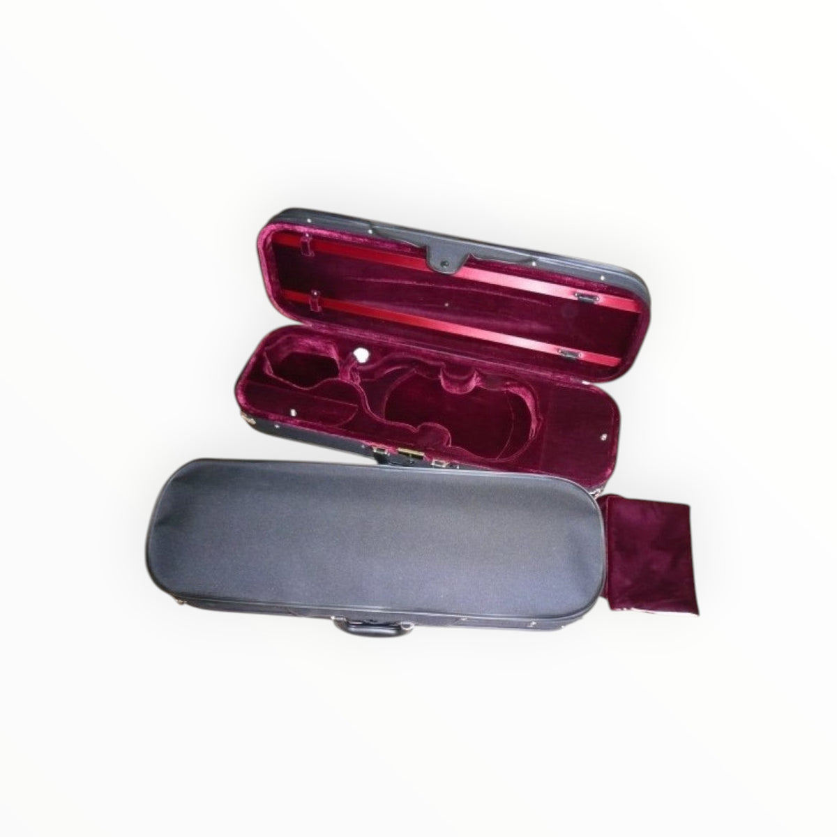photo de Etui violon 4/4 modèle conservatoire noir/bordeaux