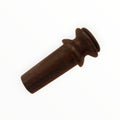 photo de Bouton attache cordier violon en palissandre à rainures "Fabrication Europe"