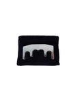 photo de Sourdine violoncelle "plomb" peigne 4 branches en pochette bleu