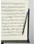 photo de Crayon de papier magnétique "All I Need is Music", noir avec bout du crayon bleu