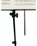 photo de Crayon de papier magnétique "All I Need is Music", noir avec bout du crayon rouge