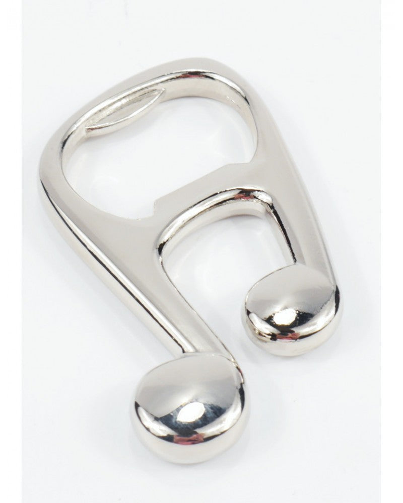 photo de Décapsuleur forme double croche en métal - 7cm