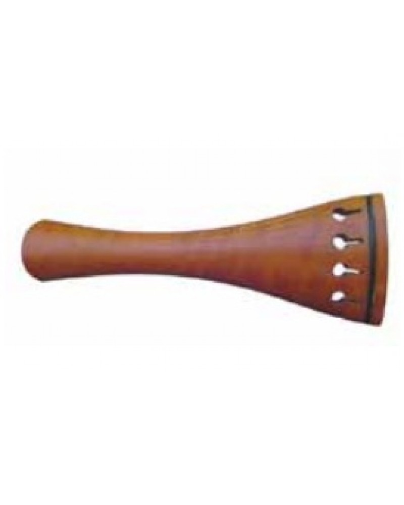 photo de Cordier alto modèle Français en Buis, barrette noire [corne de buffle] Longueur totale : 126mm