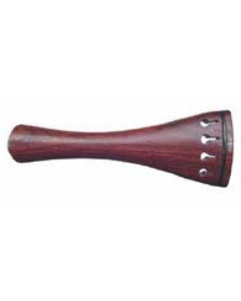 photo de Cordier alto modèle Français en Palissandre, barrette noire [corne de buffle] Longueur totale : 126mm