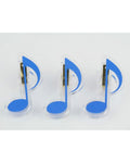 photo de Pince pour partitions, forme croche - bleu 7 cm