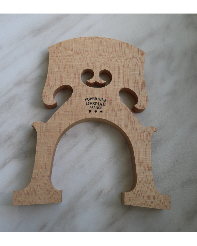 photo de Chevalet violoncelle 4/4 DESPIAU "Brooklyn Bridge" non préparé - Modèle Belge - Traité - 92mm - Qualité A