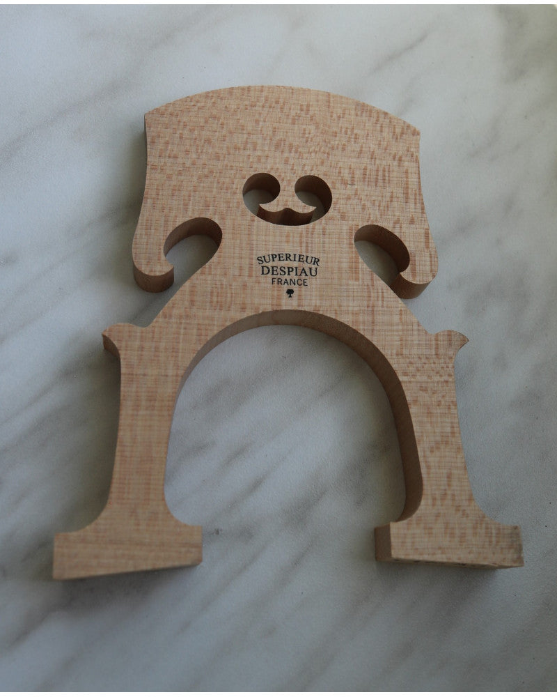 photo de Chevalet violoncelle 4/4 DESPIAU "Brooklyn Bridge" non préparé - Traité - Modèle Belge - 82mm - Qualité C