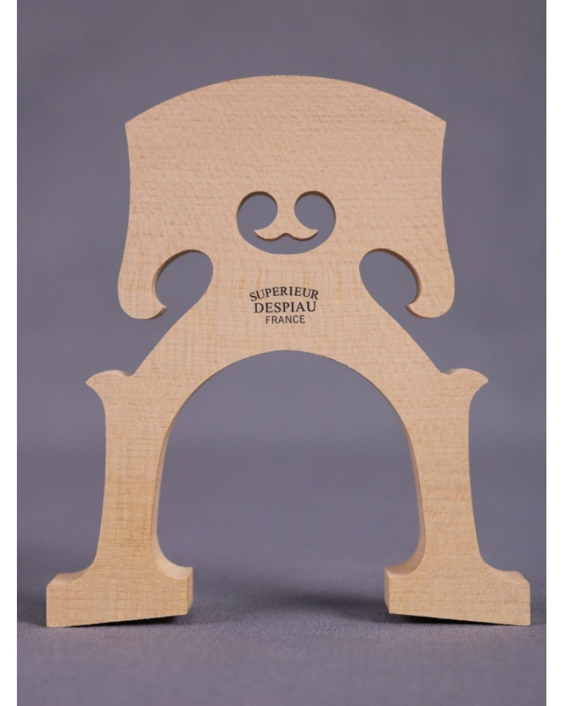 photo de Chevalet violoncelle 1/8 DESPIAU "Brooklyn Bridge" non préparé - Modèle Belge - Traité - 63mm - Qualité D