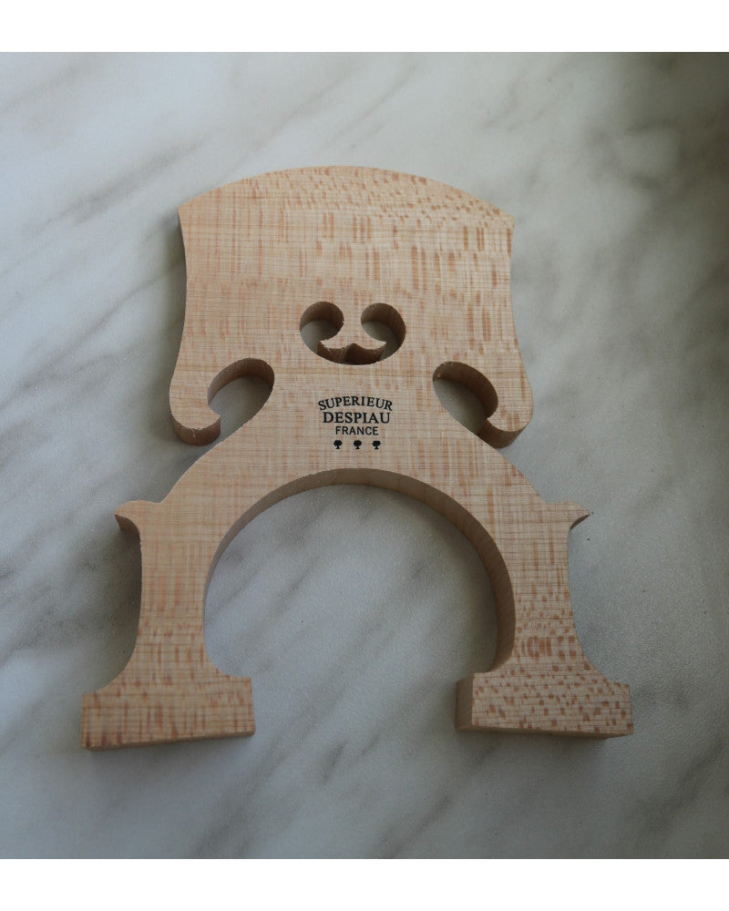 photo de Chevalet violoncelle 4/4 DESPIAU "Pont Bleu" non préparé - Traité - Modèle Belge - 90mm - Qualité A