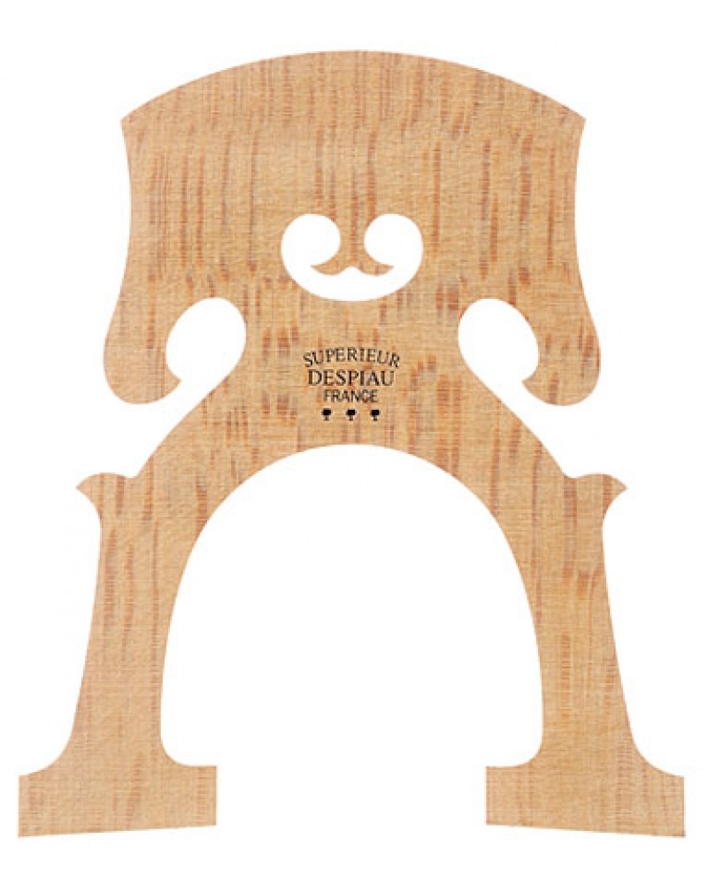 photo de Chevalet violoncelle 4/4 DESPIAU " Viaduc de Mussy " non préparé - Modèle Belge - Traité - 90mm - Qualité A