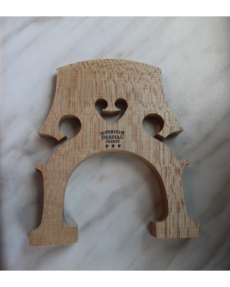 photo de Chevalet violoncelle 4/4 DESPIAU "Pont de Normandie" non préparé - Modèle Français - Traité - 92mm - Qualité A