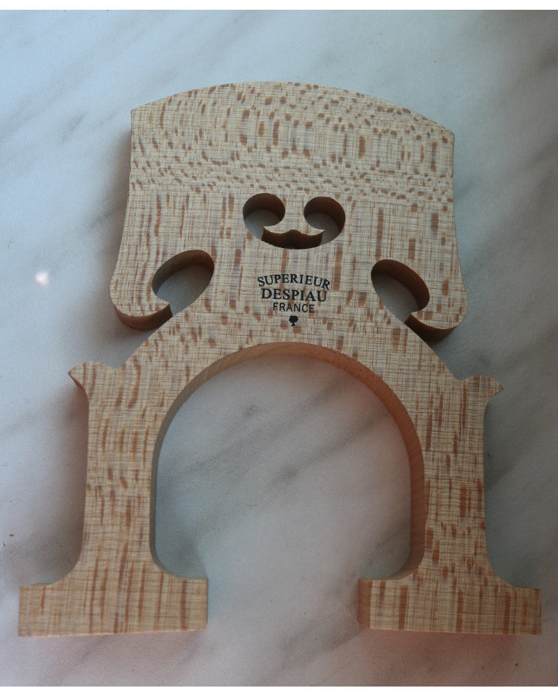 photo de Chevalet violoncelle 4/4 DESPIAU "Pont des Arts" non préparé - Traité - Modèle Belge - 90 mm - Qualité C