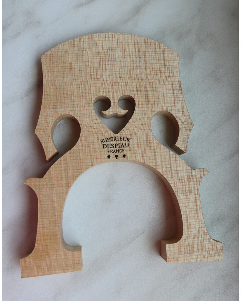 photo de Chevalet violoncelle 4/4 DESPIAU "Golden Gate" non préparé - Modèle Français - Traité - 92mm - Qualité A