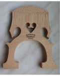 photo de Chevalet violoncelle 1/8 DESPIAU "Golden Gate" non préparé - Modèle Français - Traité - 63mm - Qualité D