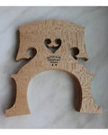photo de Chevalet violoncelle baroque Despiau "Sinfonia" non préparé - Traité - 90 mm - Qualité B