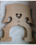 photo de Chevalet contrebasse 3/4 DESPIAU "Rigodon" non préparé - Traité - Modèle baroque - 150mm - Qualité B