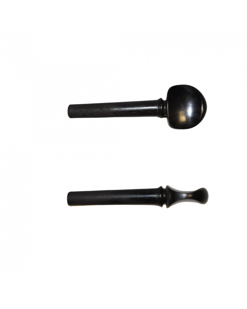 Cheville violon 4/4 en ébène - Modèle Suisse - Diam 8,3 mm - Moyen cône