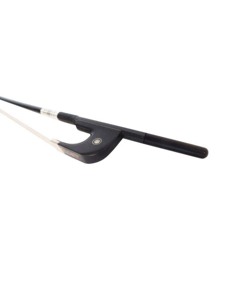 photo de Archet contrebasse 3/4 Carbone tramé - modèle allemand, baguette ronde