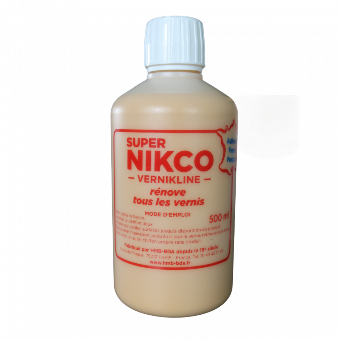 Rénovateur de vernis Super Nikco pour instruments à cordes, flacon de 500 ml
