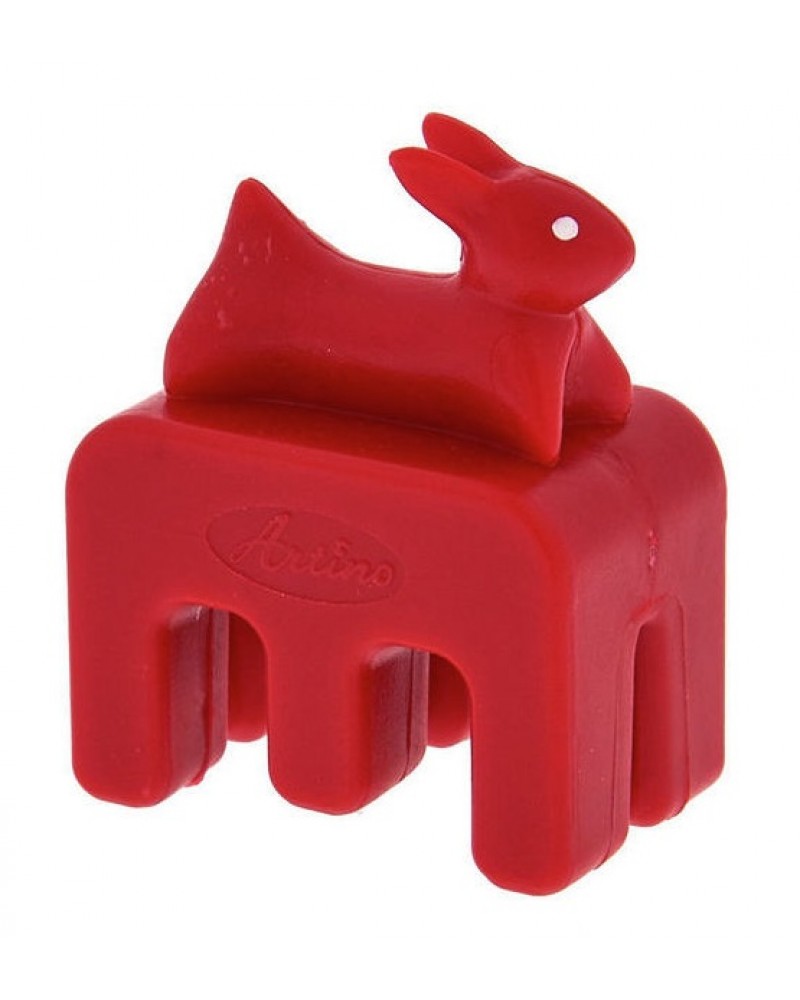photo de Sourdine violon/alto 3 branches métal/caoutchouc - coloris rouge - forme lapin