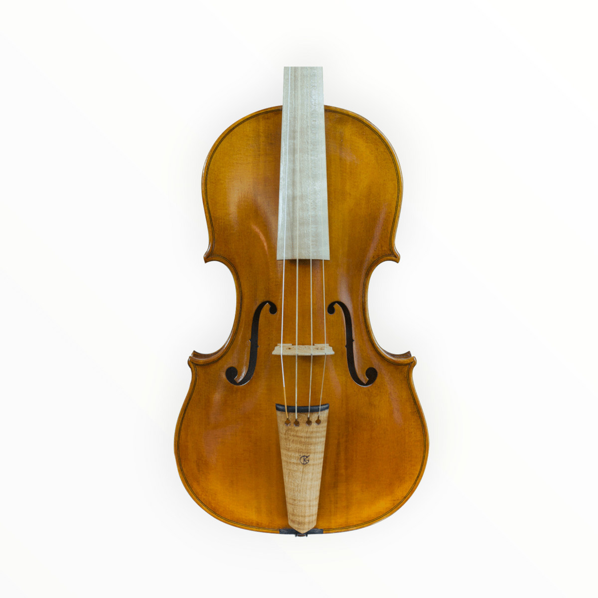 Violon baroque Lutherie d'Art en érable et épicéa avec cordes en boyau, modèle d'étude traditionnel de Mirecourt.