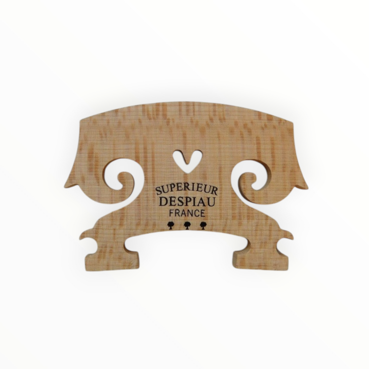 Chevalet de violon 4/4 baroque Despiau Cantate en érable traité de Lutherie d'Art, qualité A, largeur 41,5 mm.