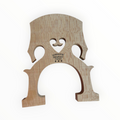 Chevalet de violoncelle 7/8 Despiau Golden Gate qualité A non préparé, modèle français en érable, Lutherie d'Art