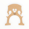 Chevalet de violoncelle 1/4 Despiau Golden Gate modèle français non préparé en érable de Lutherie d'Art