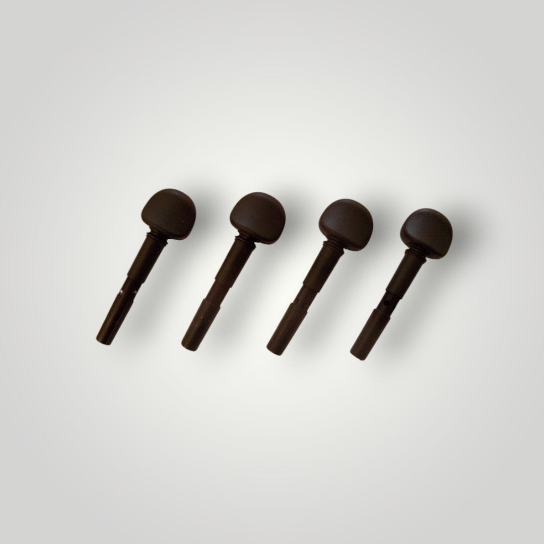 Jeu de quatre chevilles d'accordage noires WITTNER pour violon 4/4-3/4 de Lutherie d'Art