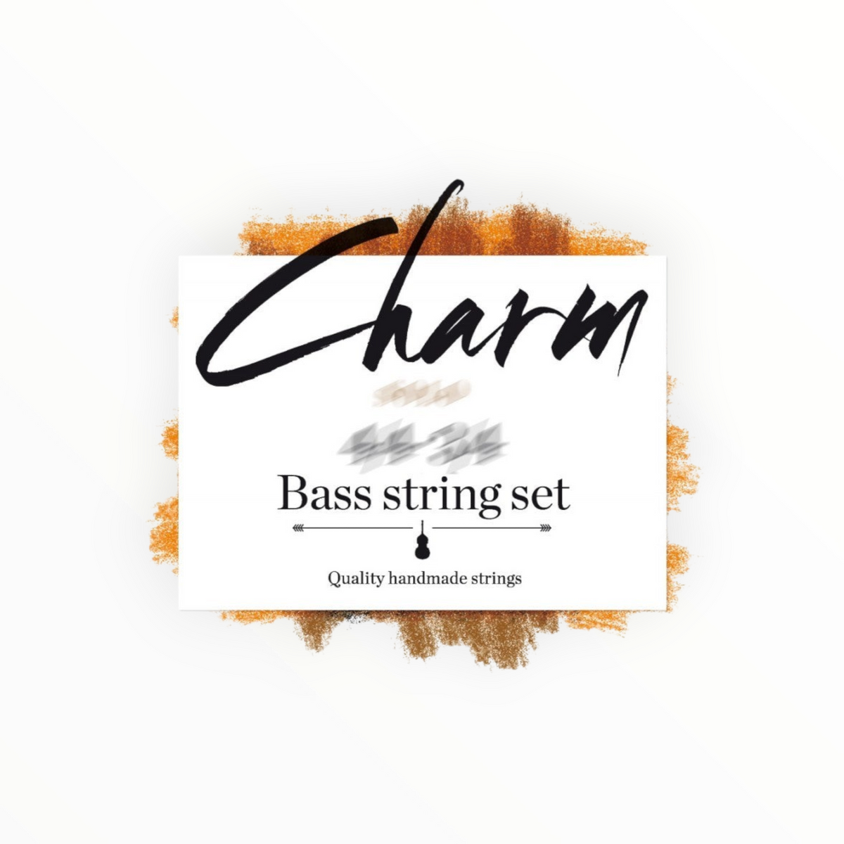Jeu de cordes pour contrebasse 1/8 Lutherie d'Art, modèle Charm FORTUNE, cordes artisanales de haute qualité