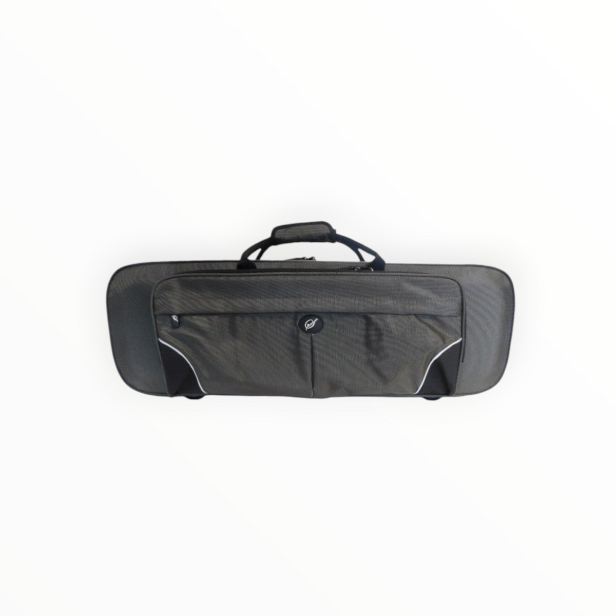 Etui rectangulaire Lutherie d'Art pour alto 36cm en cordura gris imperméable avec poches et poignées de transport