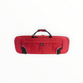 Etui rectangulaire pour alto 36cm Lutherie d'Art en cordura rouge imperméable avec poches et poignées de transport