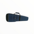 Etui alto trapèze Lutherie d'Art bleu pétrol en toile imperméable avec poignée et poche pour partitions