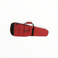 Etui alto trapèze Lutherie d'Art rouge et noir avec poche pour partitions et poignée de transport