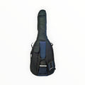Housse de contrebasse 1/8 Lutherie d'Art noire et bleue avec rembourrage 20mm et poches de rangement