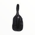 Housse de contrebasse 3/4 semi-rigide noire Lutherie d'Art avec rembourrage 20mm, poches accessoires et bande réfléchissante