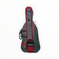 Housse de violoncelle 1/2 Lutherie d'Art PASSION semi-rigide grise et bordeaux avec poches de rangement