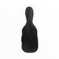 Housse de violoncelle 1/8 Lutherie d'Art noire imperméable avec rembourrage 10mm et poches de rangement