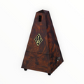 Métronome mécanique Lutherie d'Art Wittner Maelzel en bois finition ronce de noyer avec sonnerie intégrée