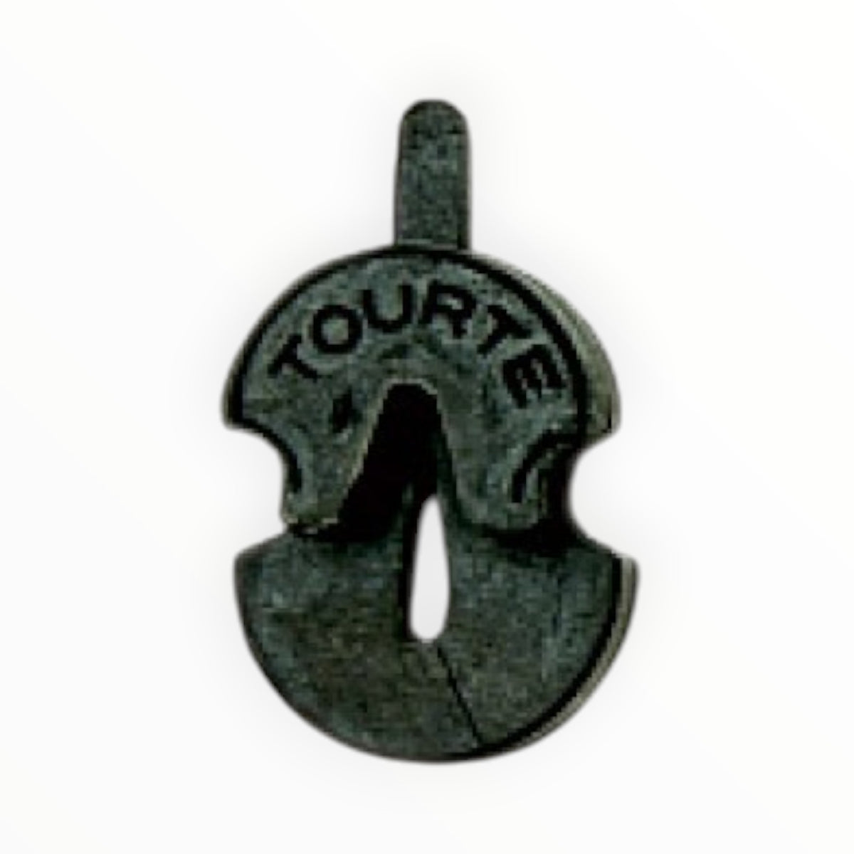 Sourdine pour violon en caoutchouc noir forme instrument de la marque Lutherie d'Art