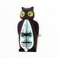 Métronome mécanique Lutherie d'Art WITTNER Taktell en forme de hibou marron sans sonnerie pour musiciens