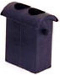 photo de Pas de vis noir double trous côté large du coussin SUPER alto et violon 4/4 et 3/4 - 1/2(
